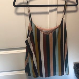 Striped Flowy Tank